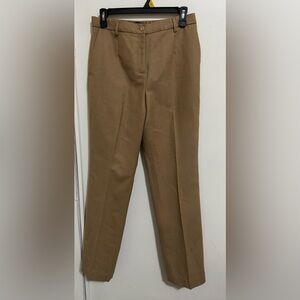 vintage pendleton camel tan 100% virgin wool lined pants size 4